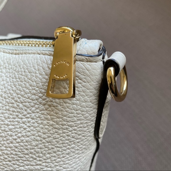 SOLD - Coach Mini Emma Satchel (F31466) Chalk - Picture 8 of 15